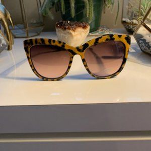Circus by Sam Edelman Leopard Cat-Eye Sunglasses